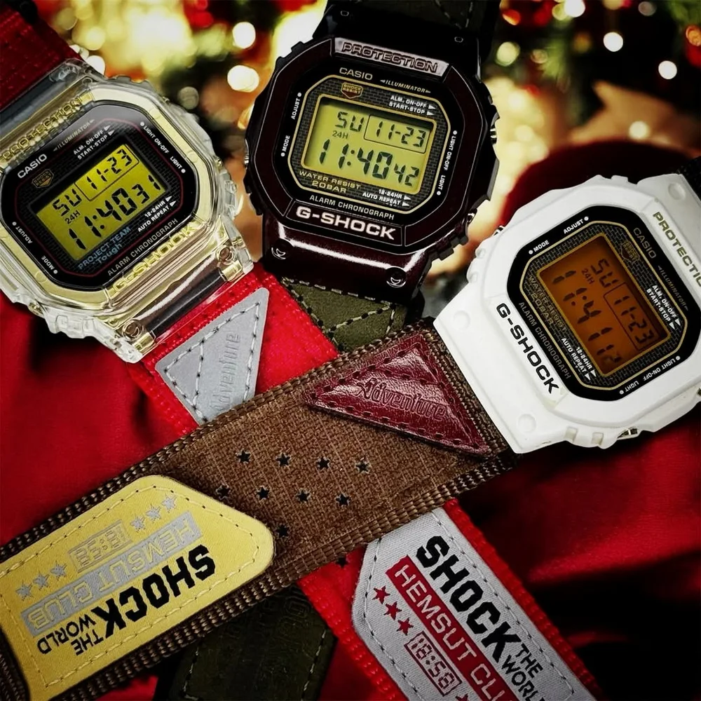 Фото Ремешок для часов Hemsut для Casio Gshock, нейлоновый, 16, 18 мм, удобные и дышащие модные ремешки, совместимые с DW5600 GA110 W218 GA2100 №5