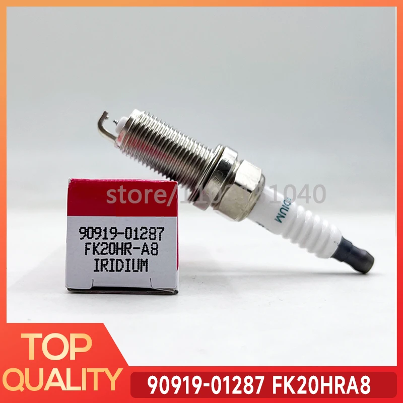 

4pcs 90919-01287 FK20HRA8 Dual Iridium Spark Plug For Toyato Prado 4Runner Avalon FJ Cruiser Highlander Rav4 Sienna 9091901287