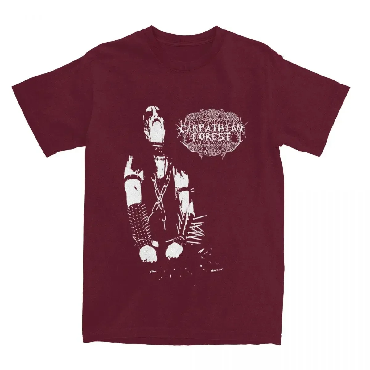 Мужские рубашки с изображением карпатийского леса черные металлические ремешки