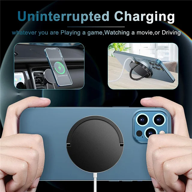 100W Magnetic Wireless Charger Pad for iPhone 12 13 14 Pro Max Mini Fast Charge for Samsung USB C PD Adapter Macsafing Charger 3