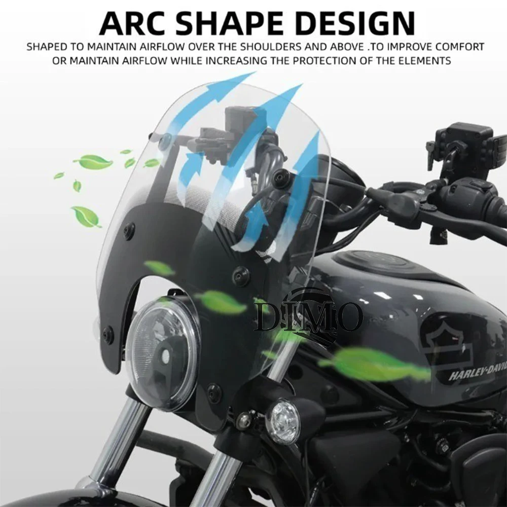 Новинка для Harley Nightster 975 RH RH975 2023 мотоциклетный съемный компактный ветровой