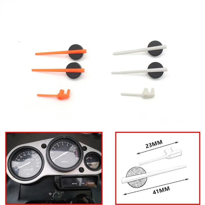 

1 Set Motorcycle Instrument Speedometer Pointer Needle Pins For Honda Cb400 Sf 1992-1998 Vfr400 Nc30 Xjr400 Zrx400 23mm,41mm