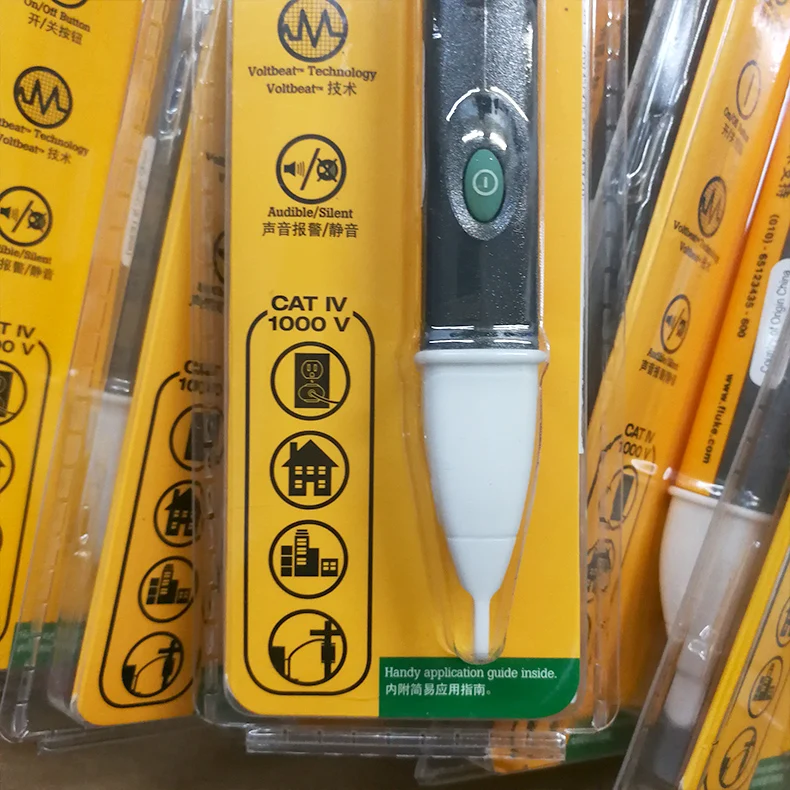 5pcs/Lot 100% Authentic FLUKE 1AC-C2 II Non-Contact VoltAlert Volt Stick Detector Pen AC 200V To 1000V 1AC II