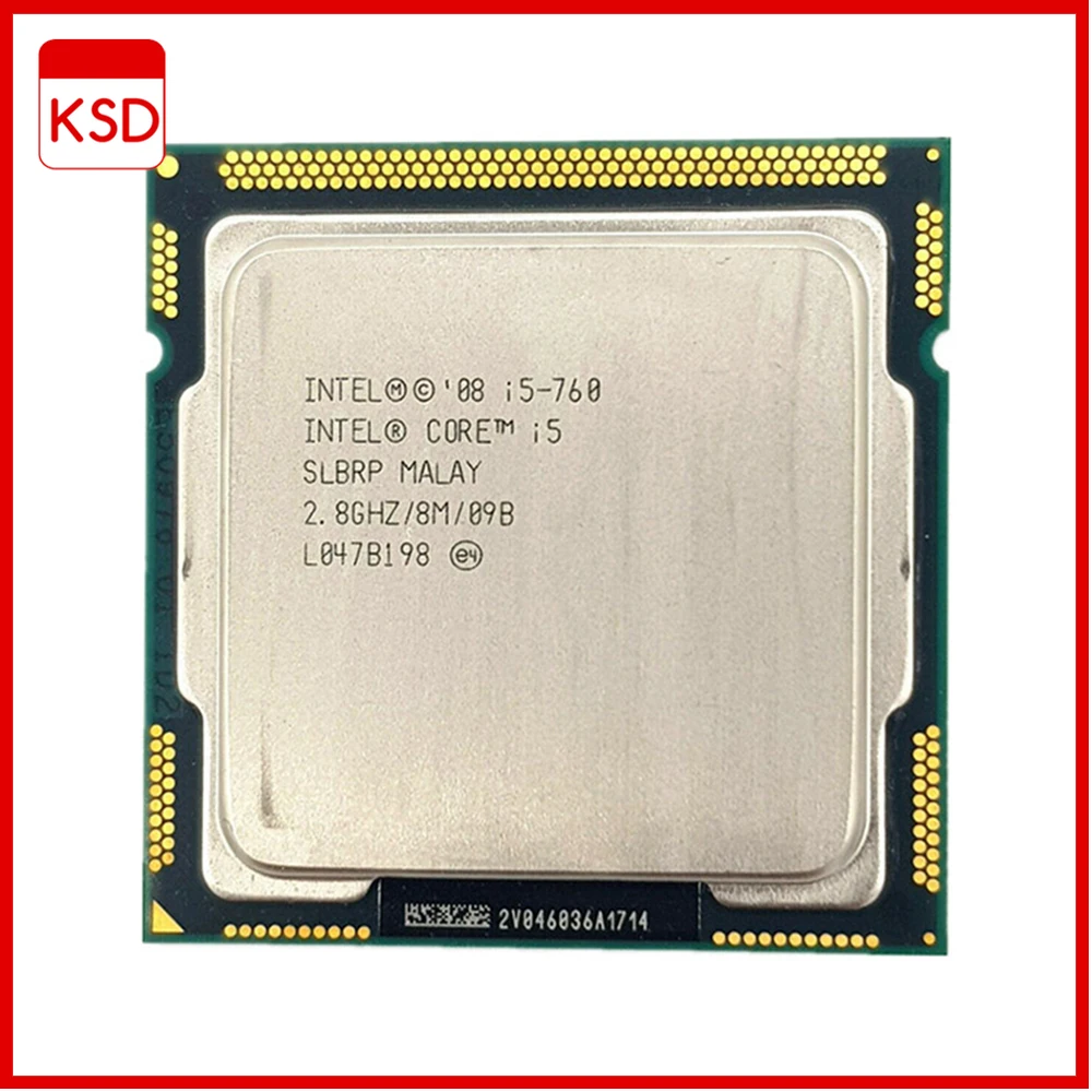 

Intel Core i5-760 i5 760 2.8 GHz Quad-Core Quad-Thread CPU Processor 8M 95W LGA 1156