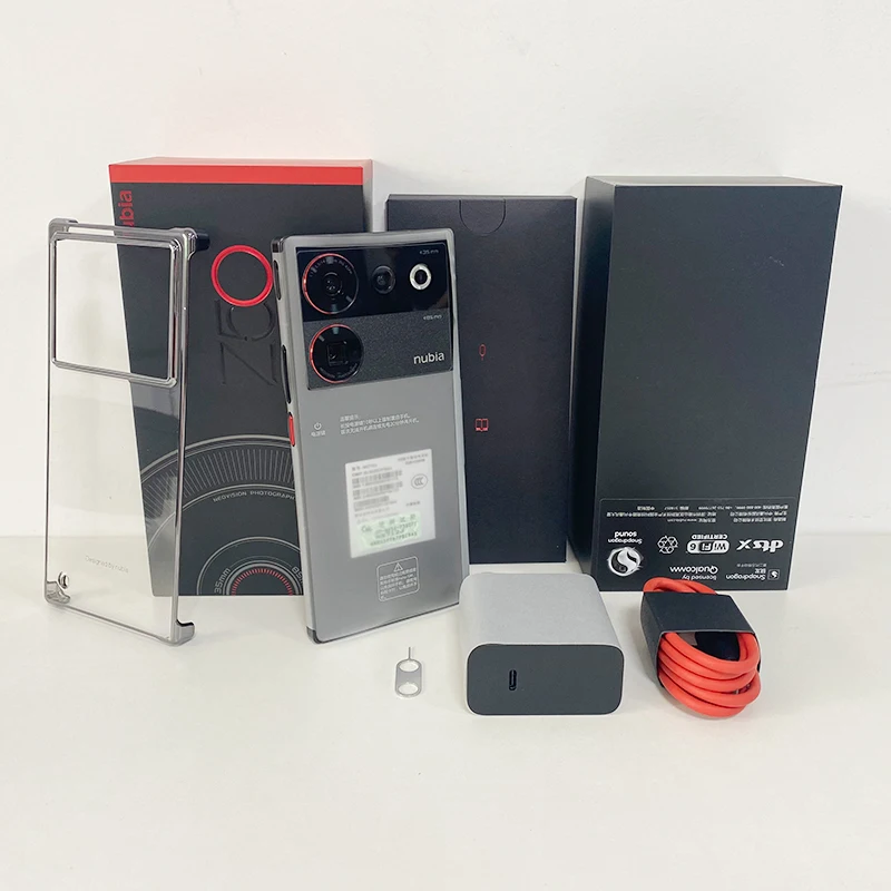 Nubia Z50 Ultra 5G SmartPhone 6.8 inch 144Hz AMOLED Screen Under screen camera Snapdragon 8 Gen 2 Octa Core 80W Fast Charge NFC