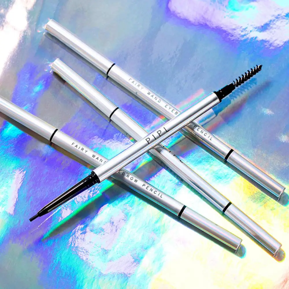 

Ультратонкий треугольный карандаш для бровей, Водостойкий карандаш для бровей, татуаж, косметика, темно-коричневый, серый цвет, карандаш дл...