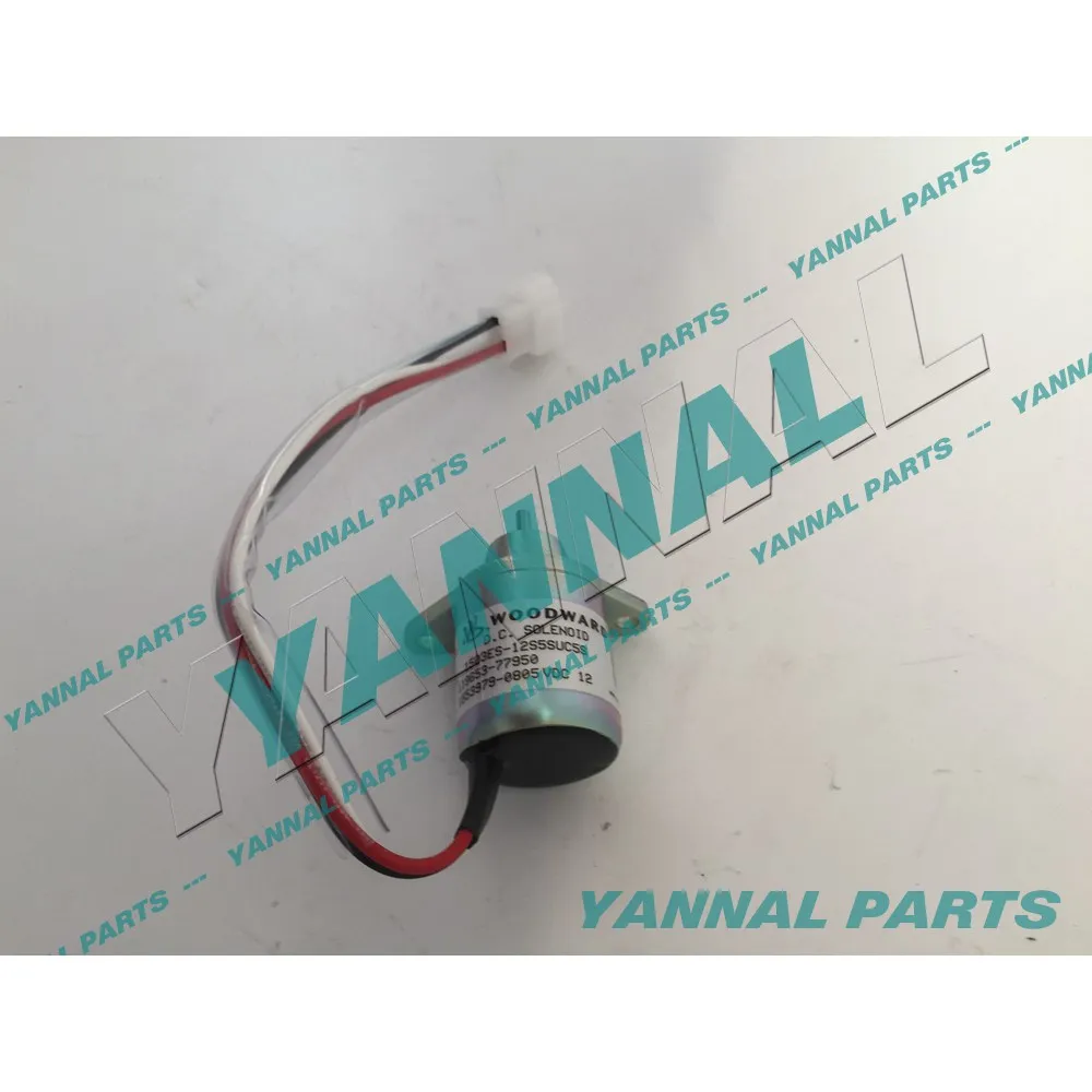 

New 3PCS 4tnv88 flameout solenoid valve 119653-77950 With Fast DHL For Yanmar Engine Parts