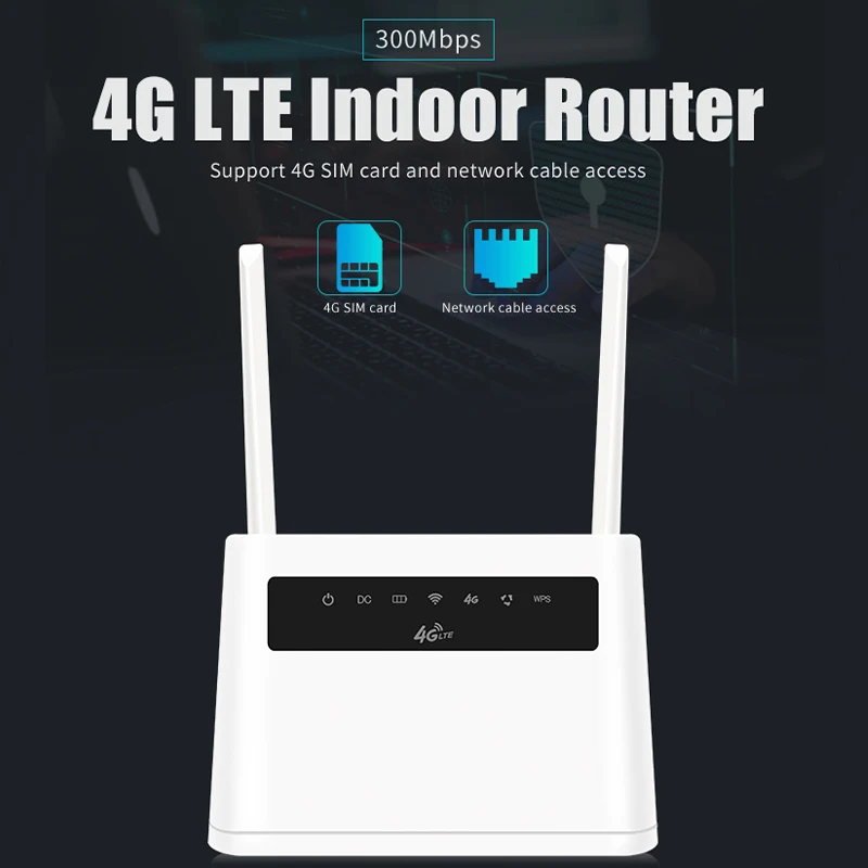 

Сетевой экран APN 5 * RJ45 интерфейс 4G слот для Sim-карты LTE комнатный беспроводной маршрутизатор CPE Wi-Fi скорость 300 Мбит/с