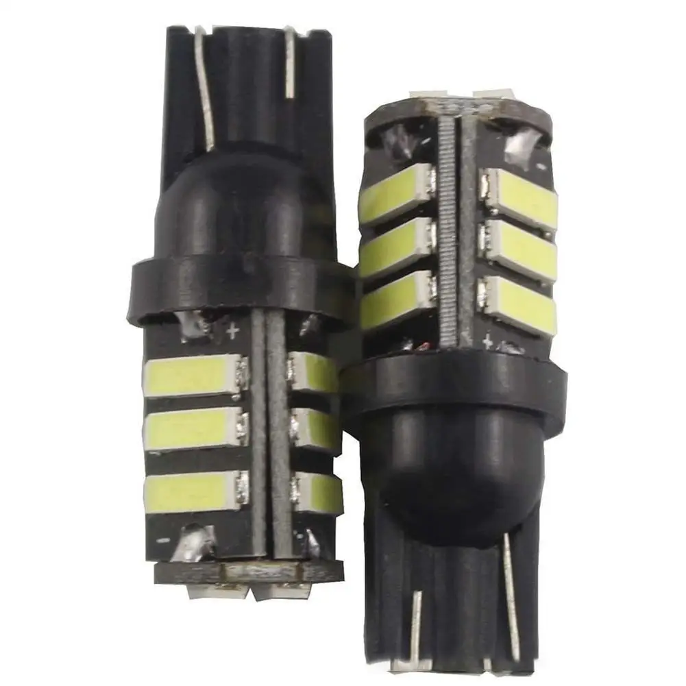 

1 Pair Led Car Width Light T10 7020 11smd 12v 6w 480lm 6500k Indicator Lamp Bulb