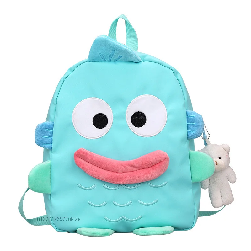 Sanrio Hangyodon вышитые Мультяшные рюкзаки на молнии большой вместительный школьный