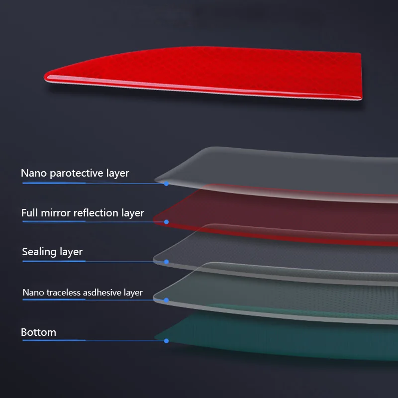 Car Reflective Sticker Warning Strip truck For Opel Mokka Corsa Astra G J H insignia Vectra Zafira Kadett Monza Combo Meriva