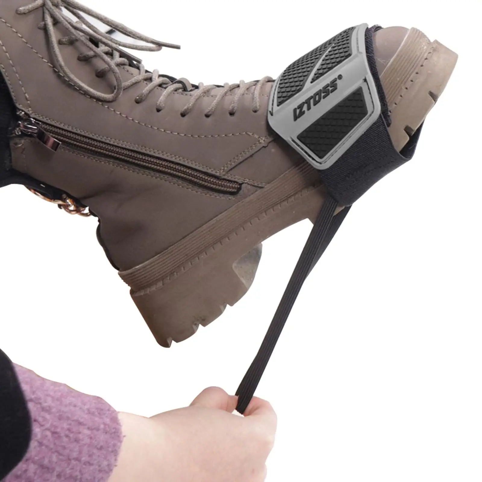 

Motorcycle Shoe Protector Antiskid Useful Black Shoe Boot Cover Women Men
