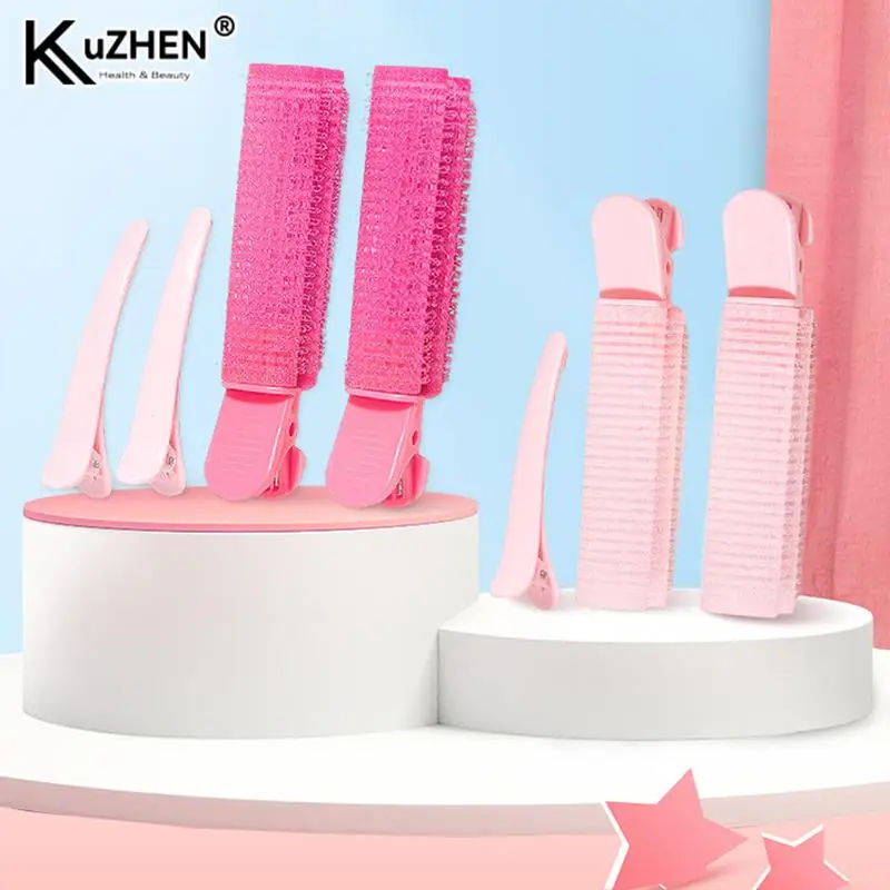 

1 Set Bangs Hair Root Fluffy Lazy Hair Clips Hair Top Styling Hairpins Hair Rollers Bangs Curling Barrel Hair Clips Curlers Tool