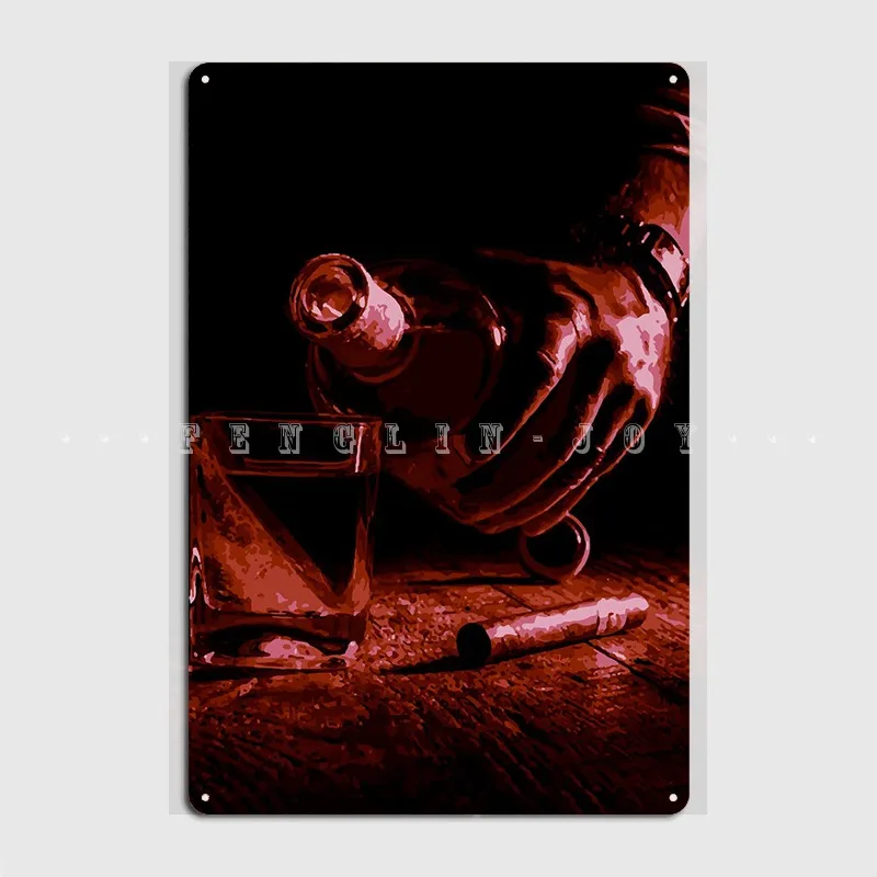

Whiskey Metal Sign Cinema Kitchen Club Bar Create Wall Decor Tin Sign Posters