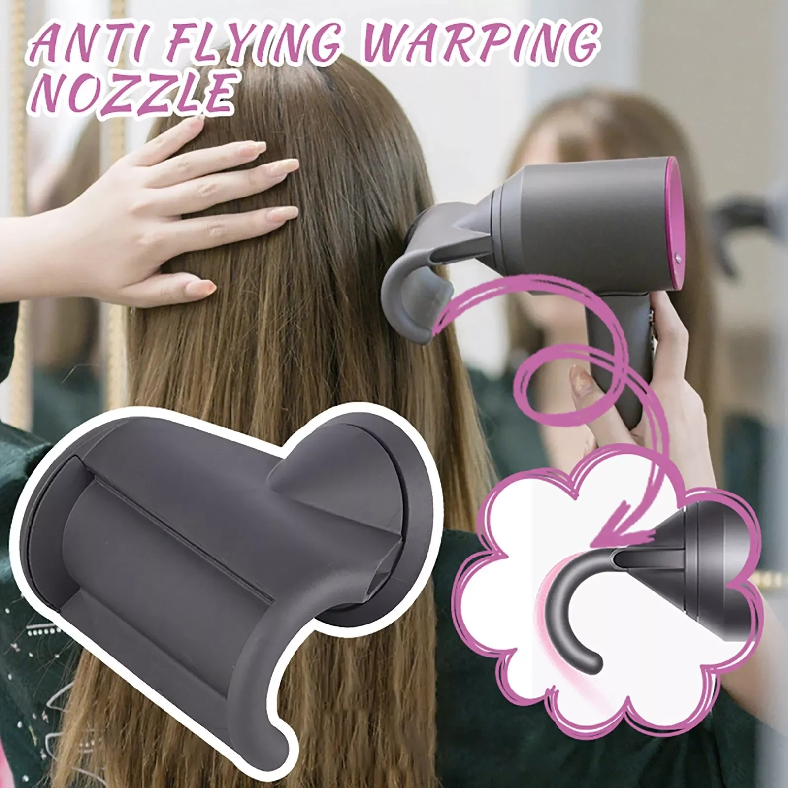 Высококачественная насадка для фен Dyson All Series, всасывающая форма капюшона, анти-Летающий рассеиватель, сборная насадка