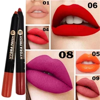 9 colors matte lipstick pen makeup long lasting waterproof stick smooth sexy nude lips beauty lip tint moisturizing velvet b3h7
