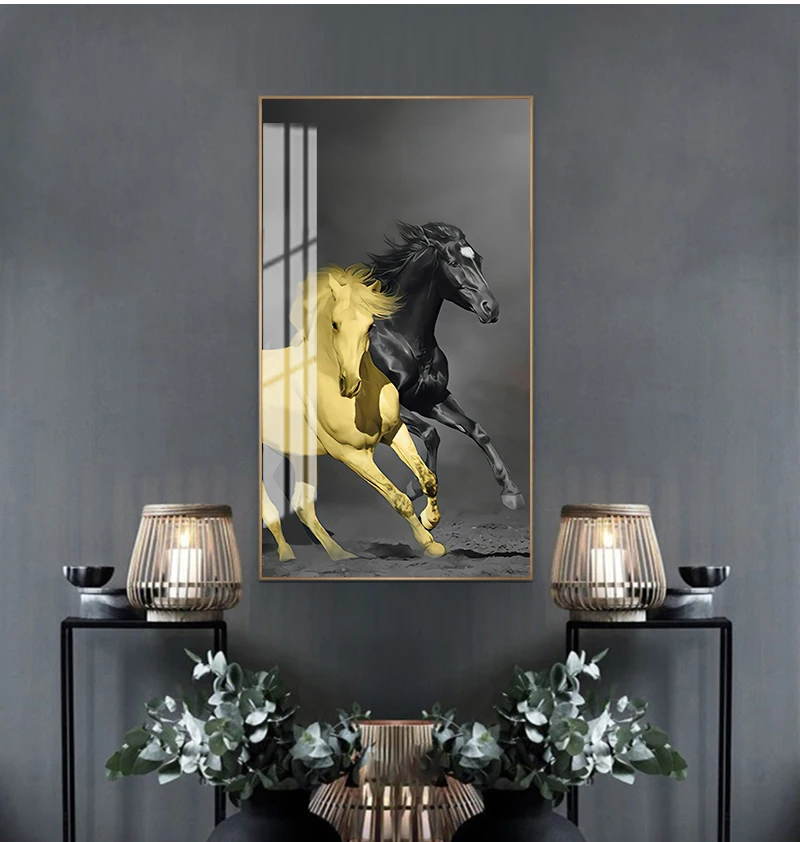 Картины на стену с изображением животных для бега