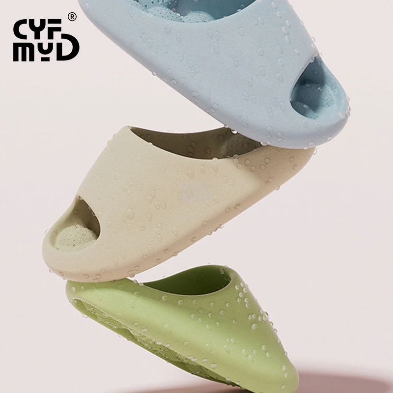 Home Slippers for Women Fashion Design Massage Bottom Bathroom Eva Slippers Soft Light Slide Indoor Platform Shoes Summer 2023