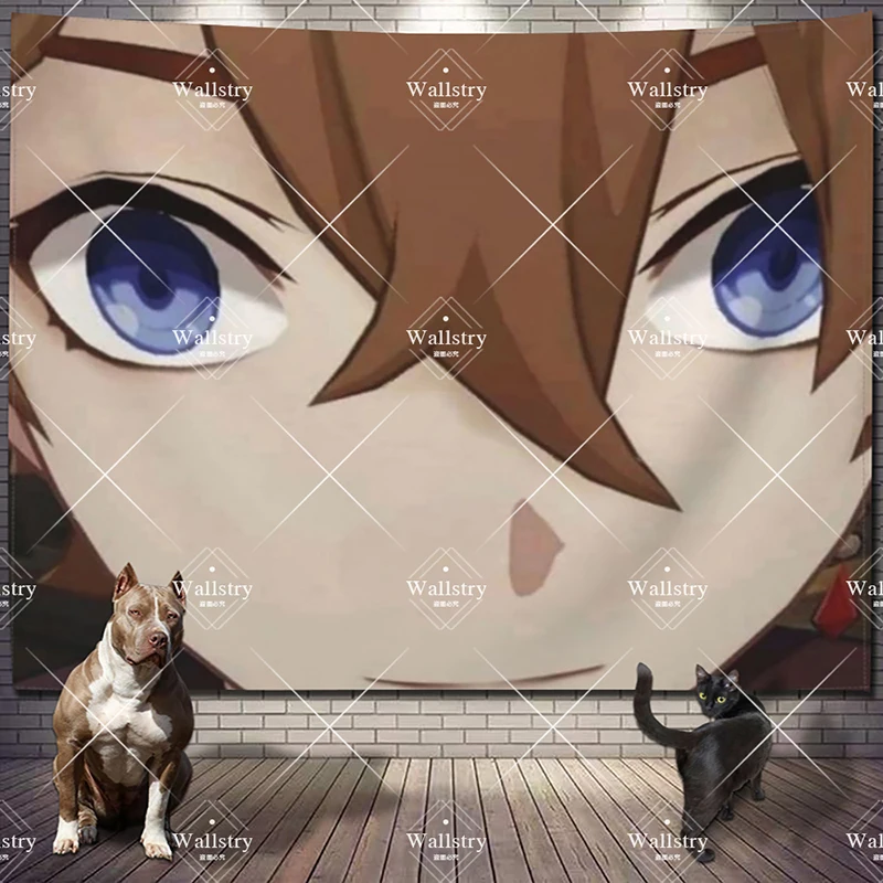 

Childe Genshin Impact Tapestry Hippie Polyester Curtain Wall Aesthetic Decorative Living Room Decor Bedroom Beach Mat