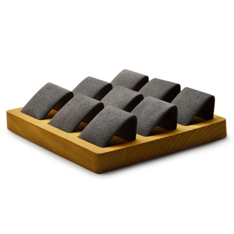 

FANXI Wooden Earring Storage Card Holder, for Jewelry Display Necklace