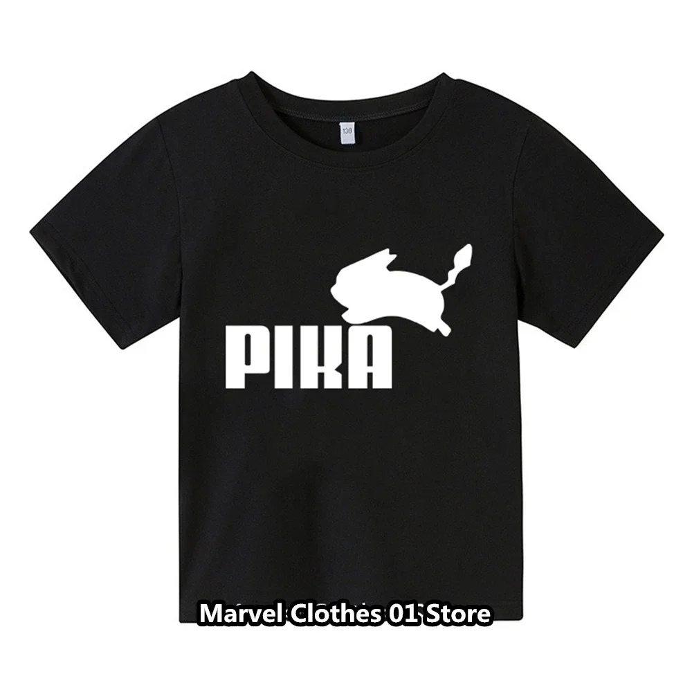 Новинка 2024 летняя футболка для маленьких мальчиков милая пика детская одежда