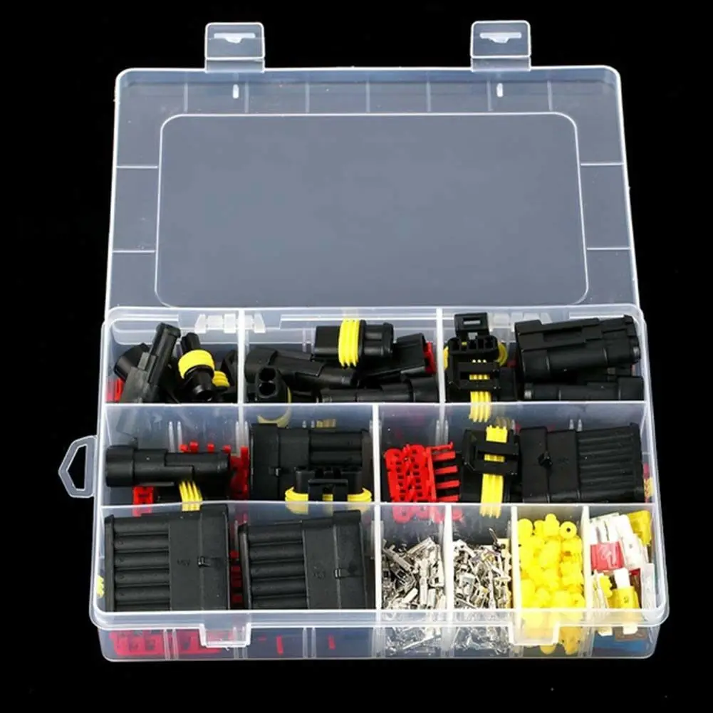 

Replacement Terminal Connector Fuse 240pcs Quad bikes 1-6 Pin Auto Wire Kit