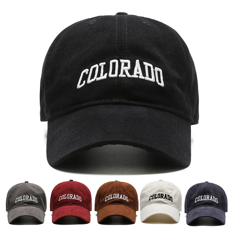 

Thicked Cotton Baseball Hat for Men Women Fashion Letter Embroidery Peaked Cap Snapback Bonnet Solid Color Outdoor Sun Visors