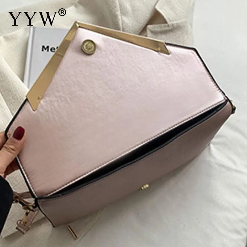 Fashion Glitter Sequins Envelope Evening Party Bag PU Leather Clutch Messenger Wallet Purse for Women Wristlet Shoulder Handbag