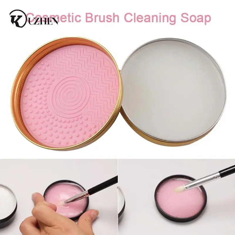 

Silicone Makeup Brush Cleaner Soap Pad Make Up Washing Brush Cleaner bowl Cleaner Tool