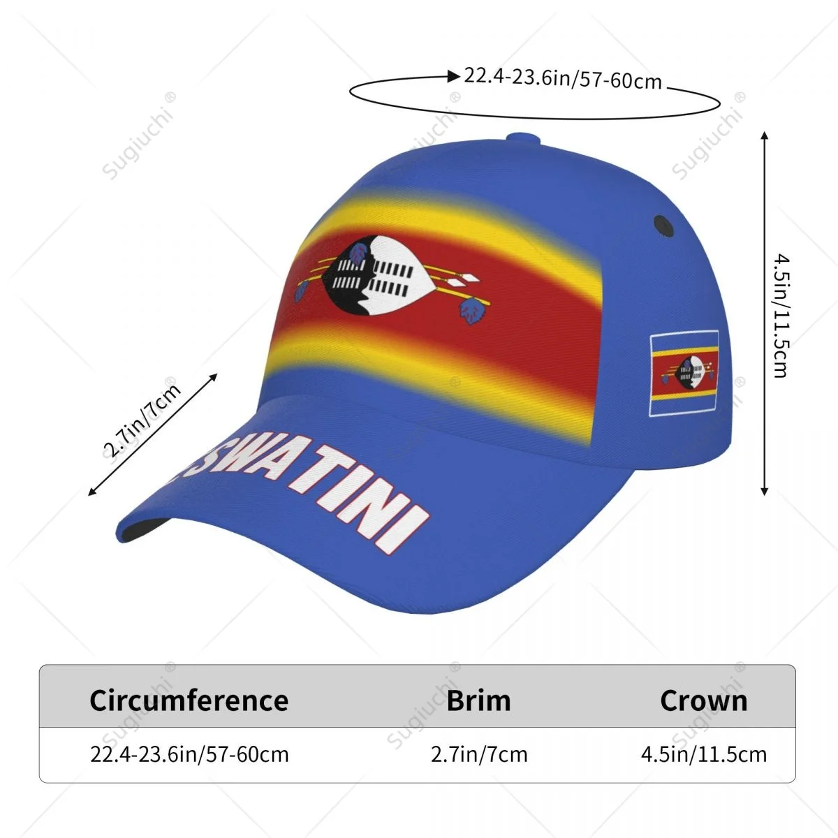 Бейсболка унисекс кепка с эскининским флагом градиентный цвет 3D-печать для