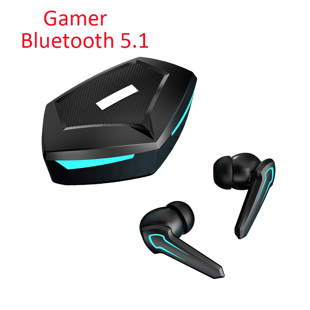 Черные наушники с микрофоном Bluetooth профессиональные игровые наушники-вкладыши