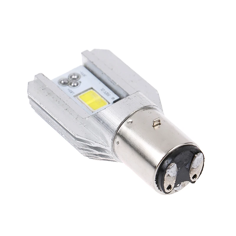 Светодиодная лампа для мотоциклетных фар скутеров H6 Ba20d 6000k аксессуары