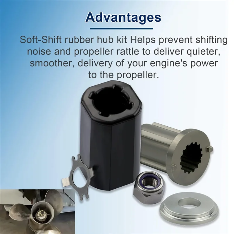 835257 Комплект ступицы Q1 Flo-Torq II для Mercury 135-300 л.с. Mercruiser Alpha One Bravo Drives