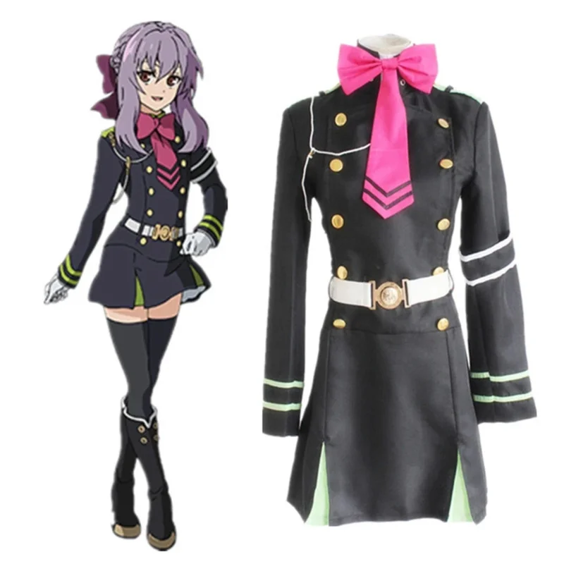 Аниме Seraph Of The End Owari no Hiiragi Shinoa костюмы для косплея женская обувь Хэллоуина |