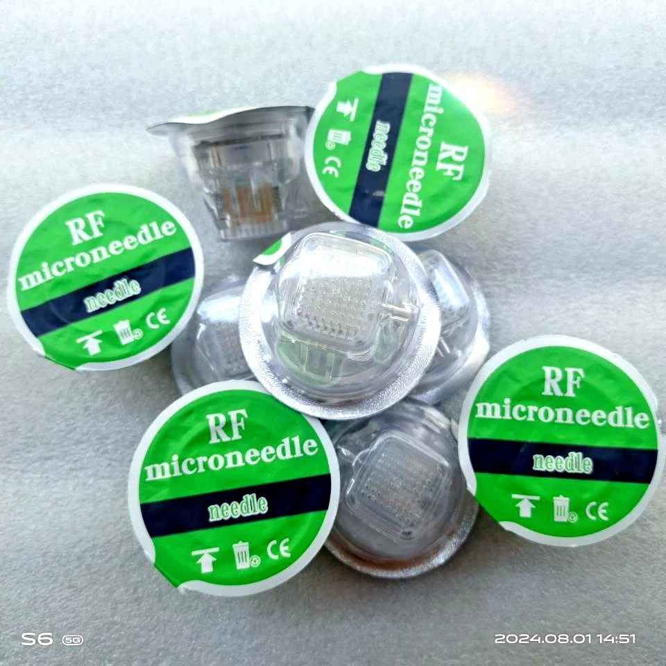 Одноразовые зеленые фракционные RF-картриджи для микронидлинга расходные