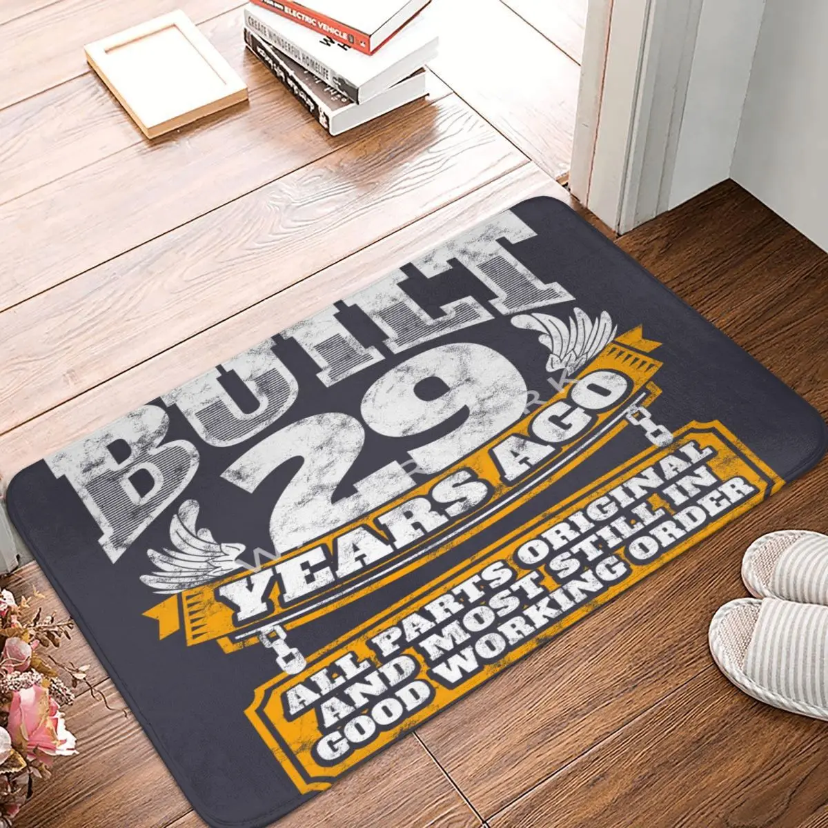 

29th Birthday Gift Idea Carpet, Polyester Floor Mats Mats Personalized Durable Carpets Festivle Gifts Mats Customizable