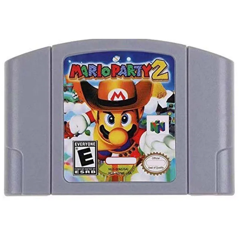 

Mario Party2 N64 Game Card Series Is Suitable for N64 Version, American English Version and Japanese Animation Toy Gift.