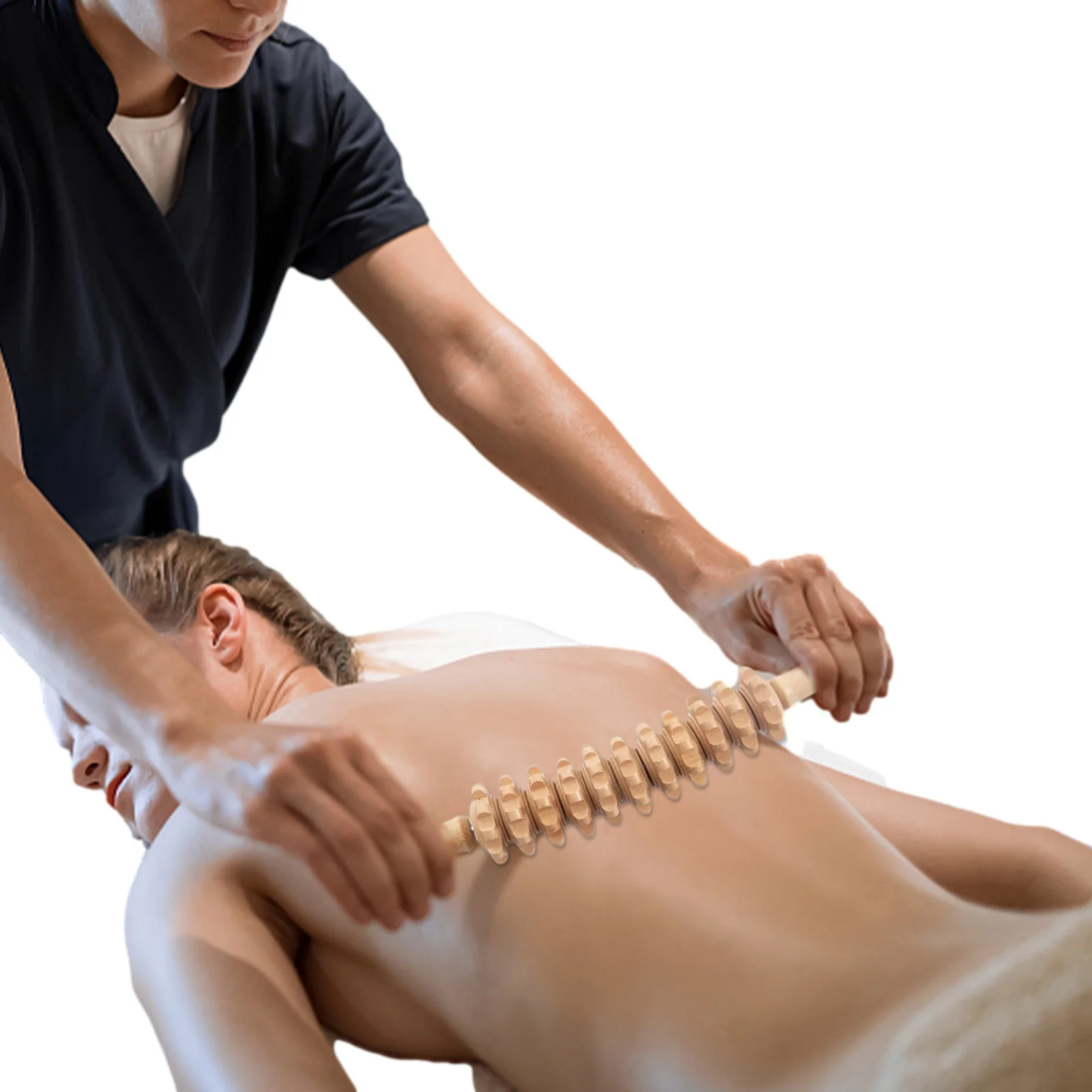 

Wooden Massage Roller Anti Cellulite Muscle Roller Stick Rolling Body Massager For Pain Relief Cellulite Reduction Body