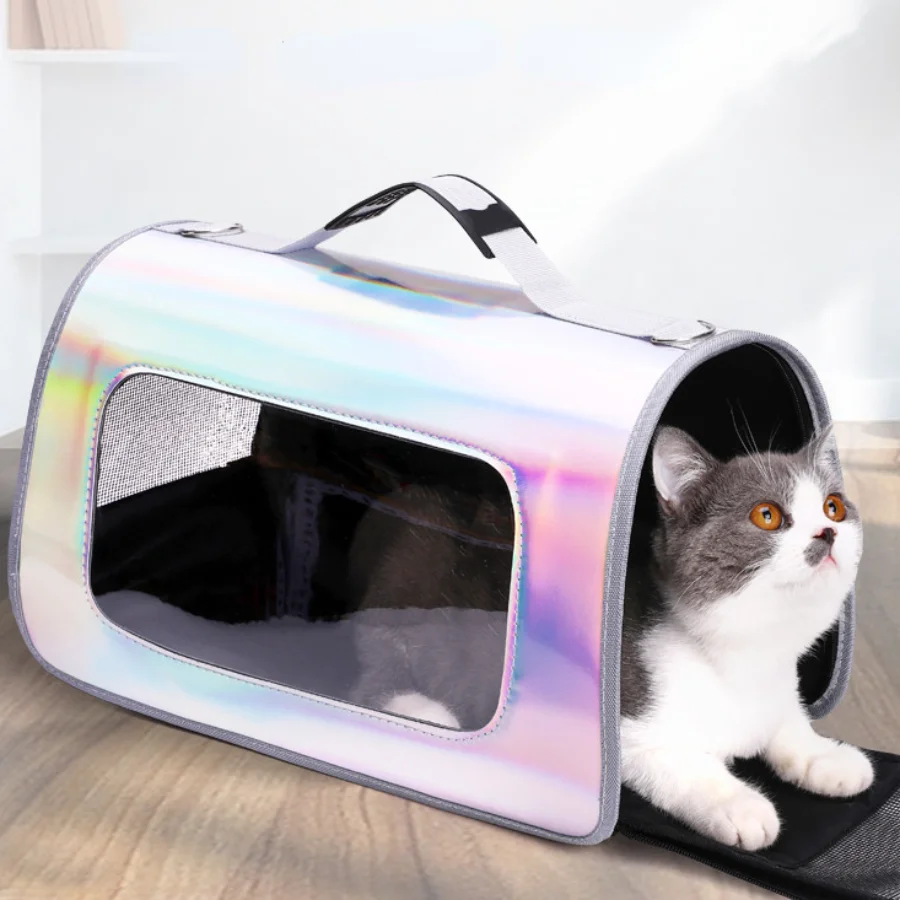 Дорожная сумка для кошки, складная сумка, клетка, дышащий космический рюкзак для собак в капсулах, портативный уникальный рюкзак для Gato, товары для домашних животных