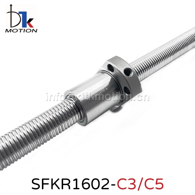 

DTK Motion SFK1602 Ground C3 C5 150mm High Precision Mini Ballnut Miniature Inner Circulation 3D Printer CNC Replace TBI R16