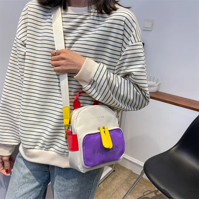 

Fashion Small Canvas Crossbody Bags for Women 2022 Shoulder Phone Purse Girl Student Cotton Cloth Female Handbags Mobile Bag