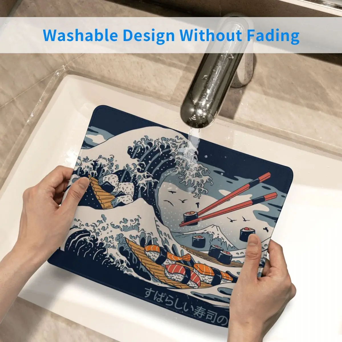 Коврик для мыши Kanagawa суши игровой коврик на заказ аксессуары японской кухни