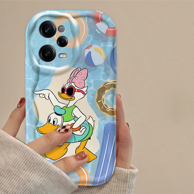 Фото Disney Summer Swim Mickey Stitch Case For Xiaomi Redmi Note 13 12 Pro Plus 4G 5G 12S 11S 1110 10S 9 9S Redmi 14C 13C 12C A3 Capa №4