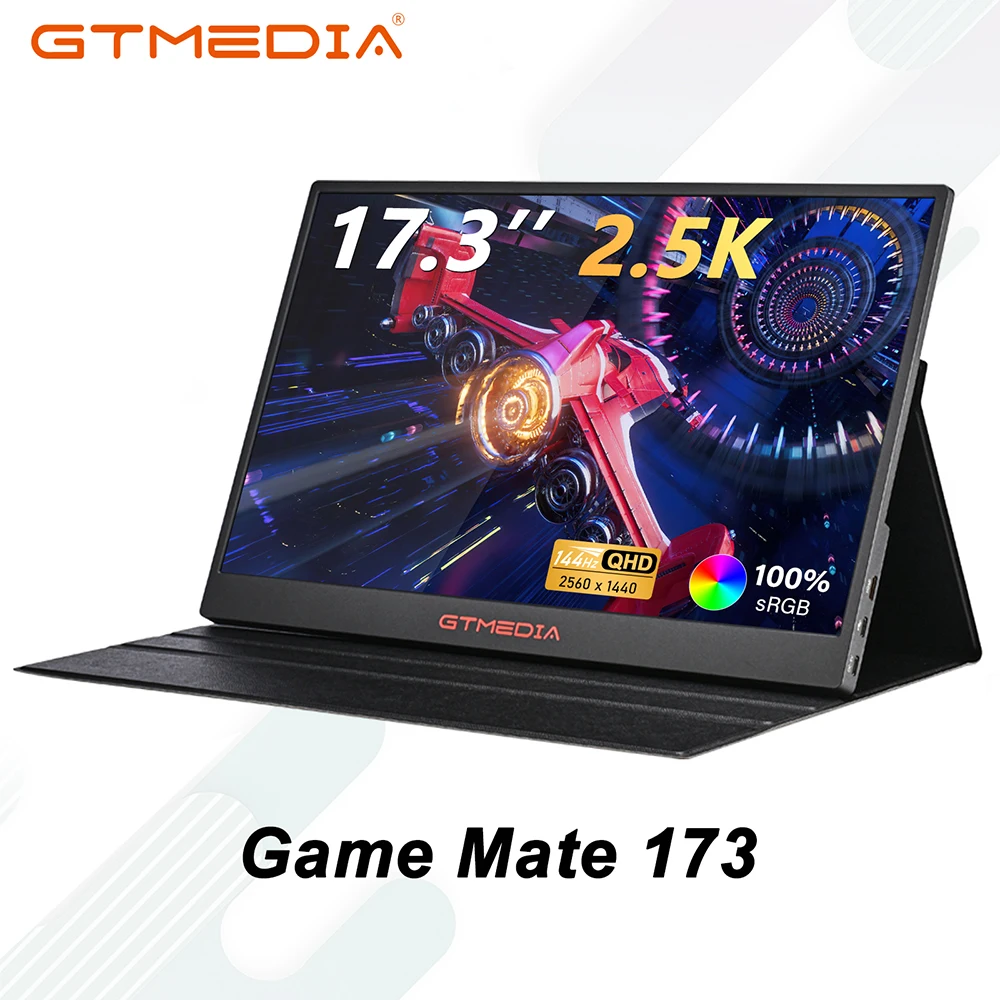 

Portable Gaming Monitor 2560*1440 IPS QHD Screen 16:9 Display Type-C HDMI USB IPS Screen For Laptop Xbox PS4 5 Switch PC Macbook