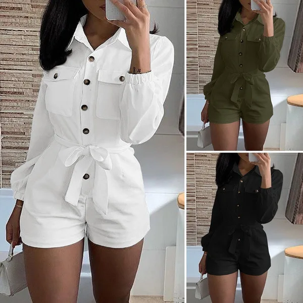 

2022 Spring Jumpsuit Fashion Shorts Suit Casual Jumpsuits Set