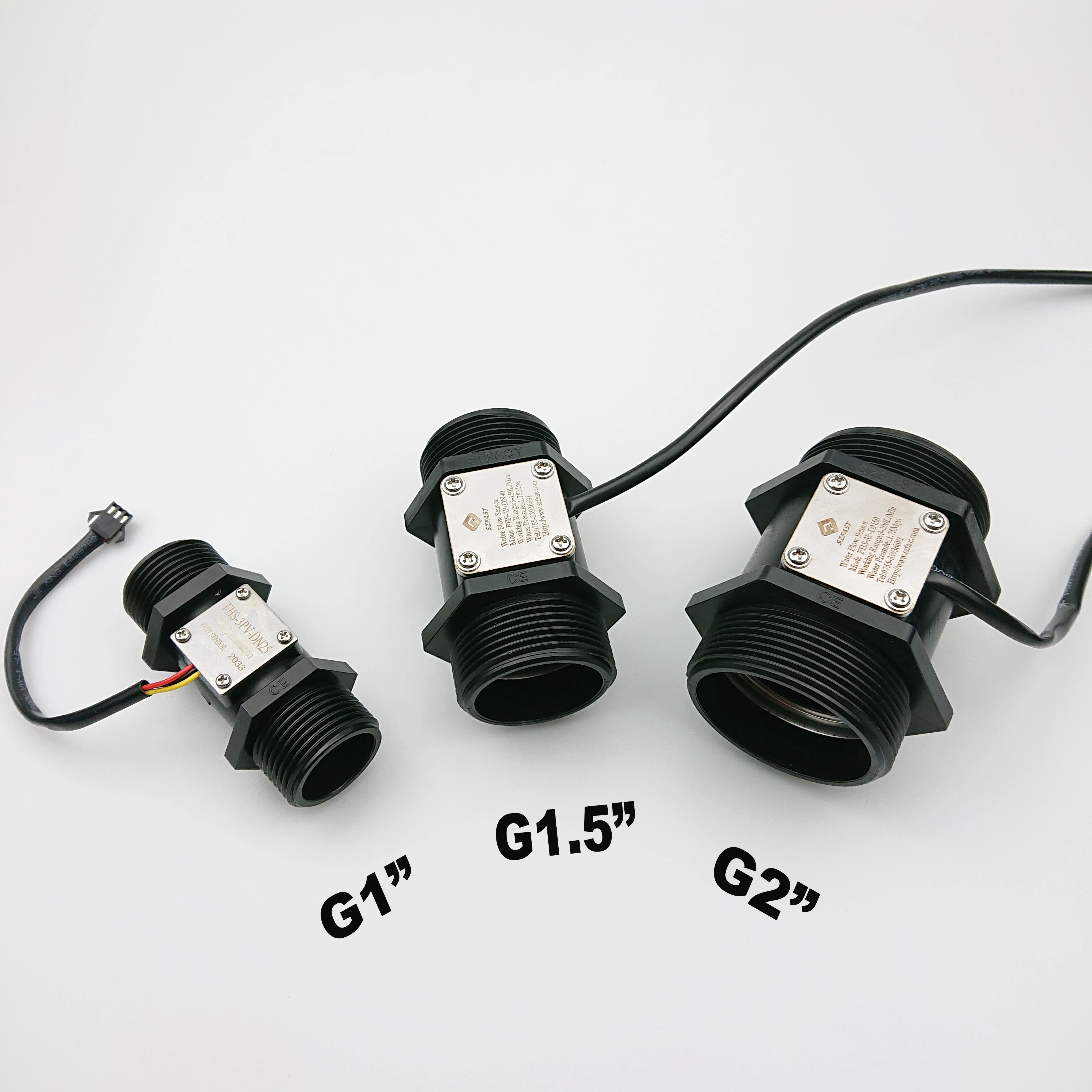 "Plastic Turbine Flow Sensor/Hall Effect Flow Meter/Pulse Water