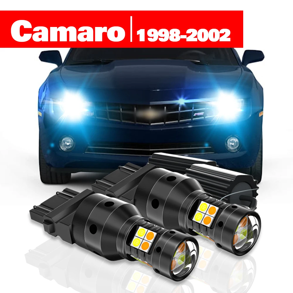 

For Chevrolet Camaro 1998-2002 Accessories 2pcs Dual Mode Turn Signal+Parking Light LED 1999 2000 2001