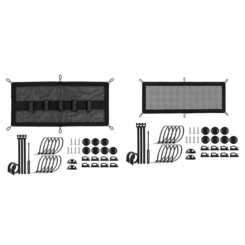 

BMDT-Cable Management Net - Under Desk Wire Management - Flexible Under Desk Cable Management Tray