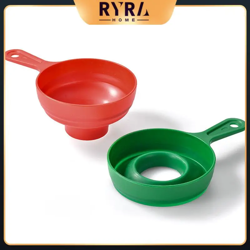 

Folding Food Grade Telescopic Funnel Spice Large Canned Jar Funnel Pp Plastic Spice Funnel Kitchen Tools Silicone