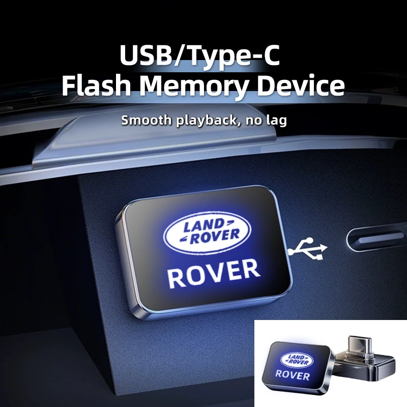 Фото Автомобильные аксессуары: Металлическая USB-флешка Type-C для хранения музыки для Land Rover Freelander 2 L2 LF, Discovery 3 4 L319 L462 №2
